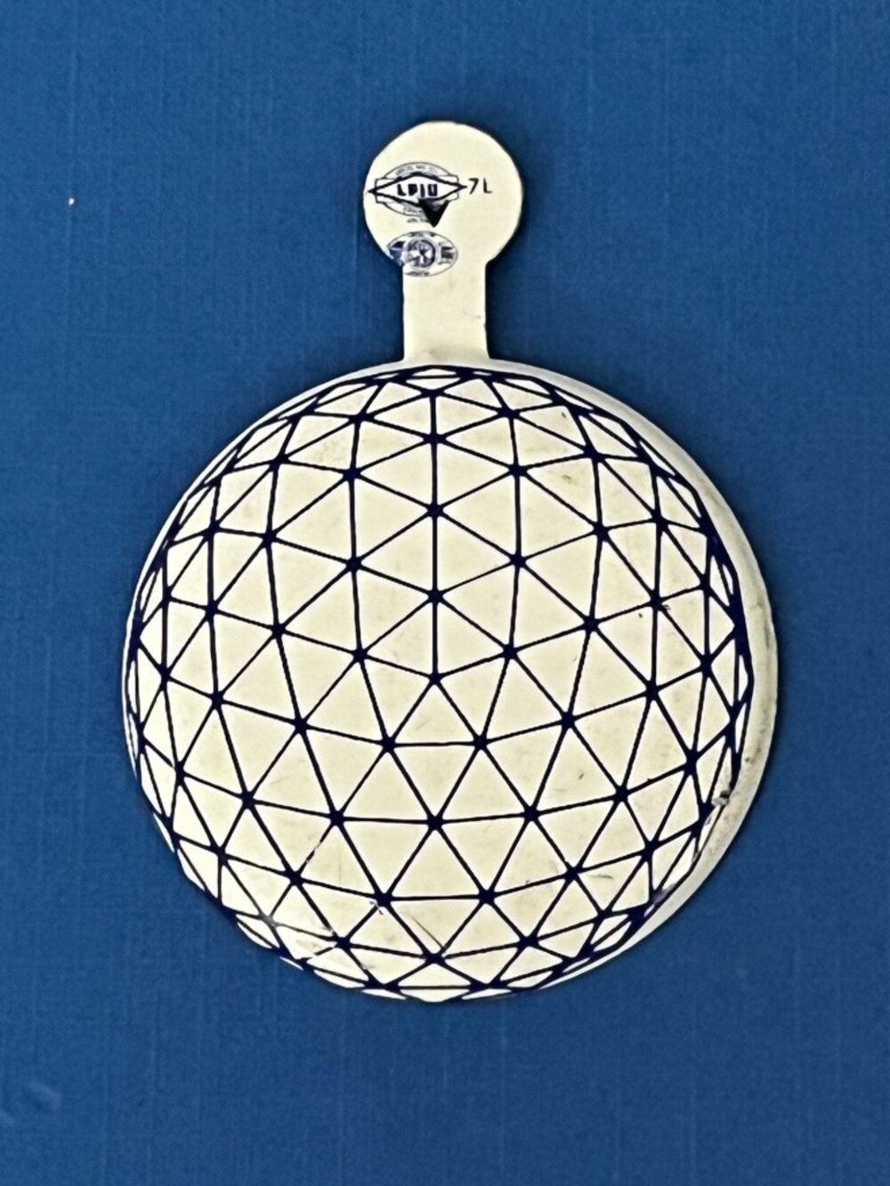 Vintage geodesic dome epcot center? Avis Pinback Button Pin Metal Tin Litho Tab